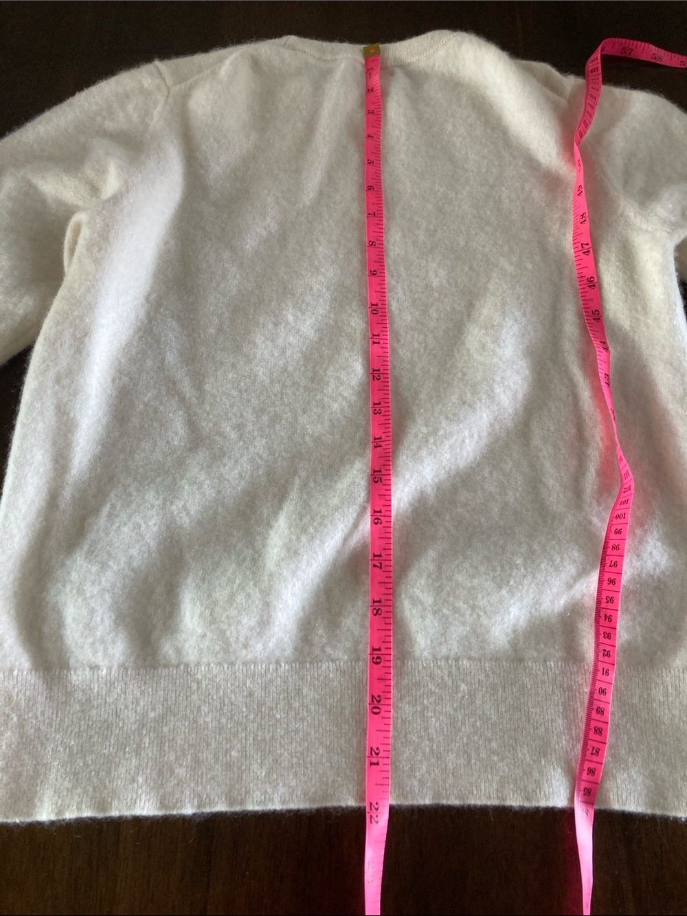Quince Womens Crewneck Mongolian Cashmere Sweater in Soft Cream - Picture 6 of 8